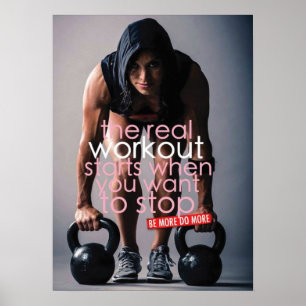 Workout Motivierend Poster