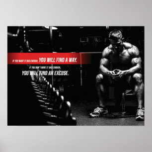 Workout Motivierend Poster