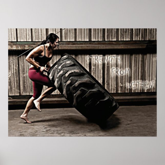 Workout Motivierend Poster (Vorne)