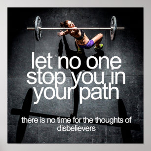 Workout Motivierend Poster