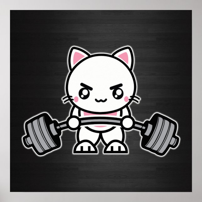 Workout Motivierend Poster (Vorne)