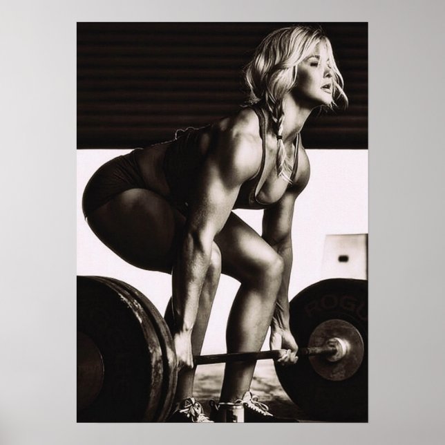 Workout Motivierend Poster (Vorne)