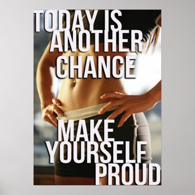 Workout Motivierend Poster (Vorne)