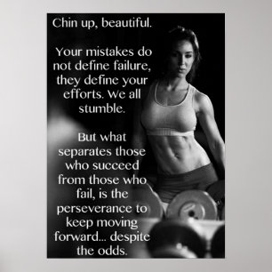 Workout Motivierend Poster