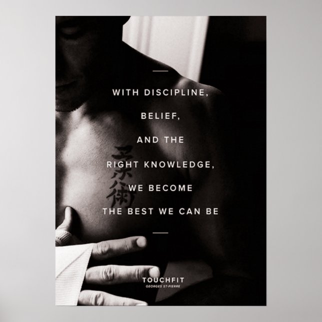 Workout Motivierend Poster (Vorne)