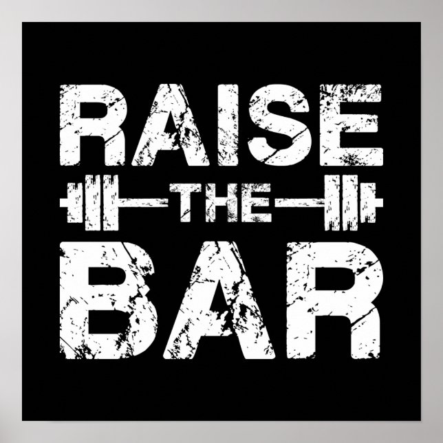 Workout Motivierend Poster (Vorne)