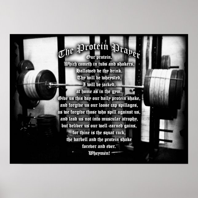 Workout Motivierend Poster (Vorne)