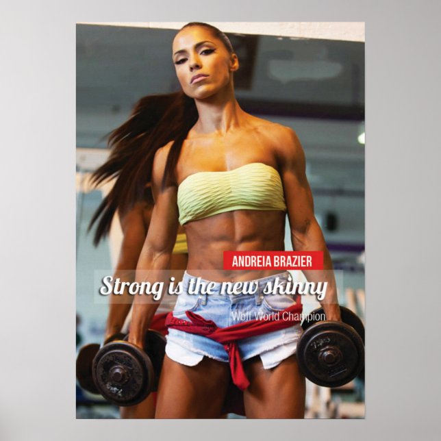 Workout Motivierend Poster (Vorne)