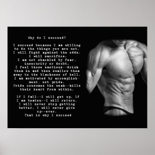 Workout Motivierend Poster