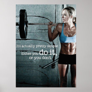 Workout Motivierend Poster