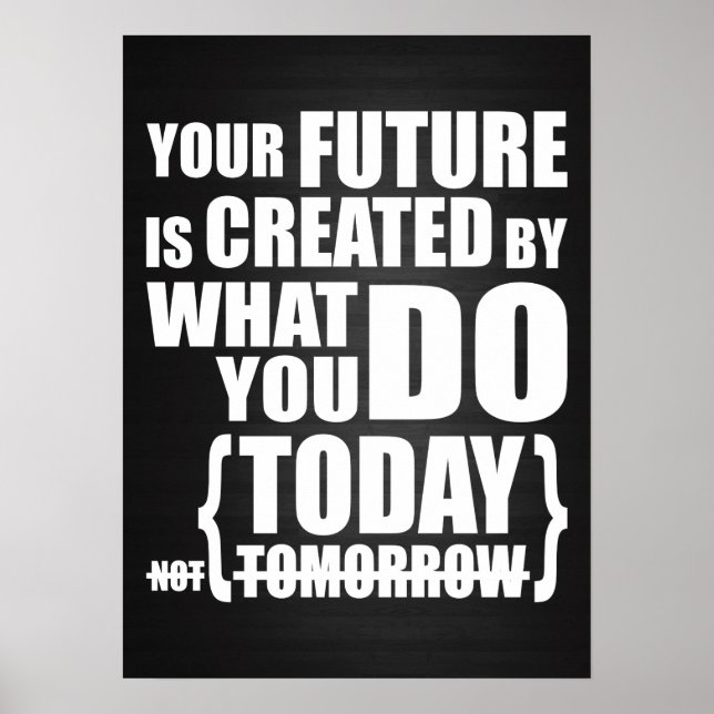 Workout Motivierend Poster (Vorne)