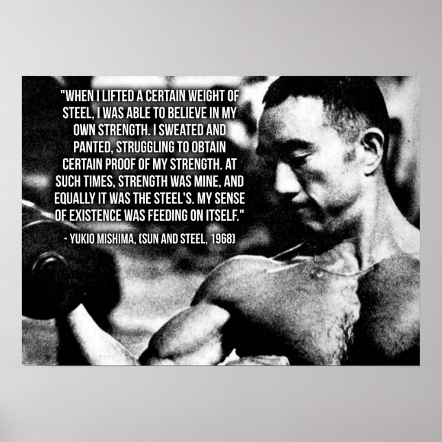 Workout Motivierend Poster (Vorne)