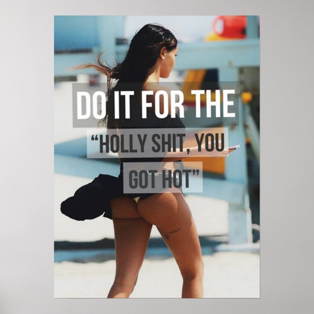 Workout Motivierend Poster (Vorne)