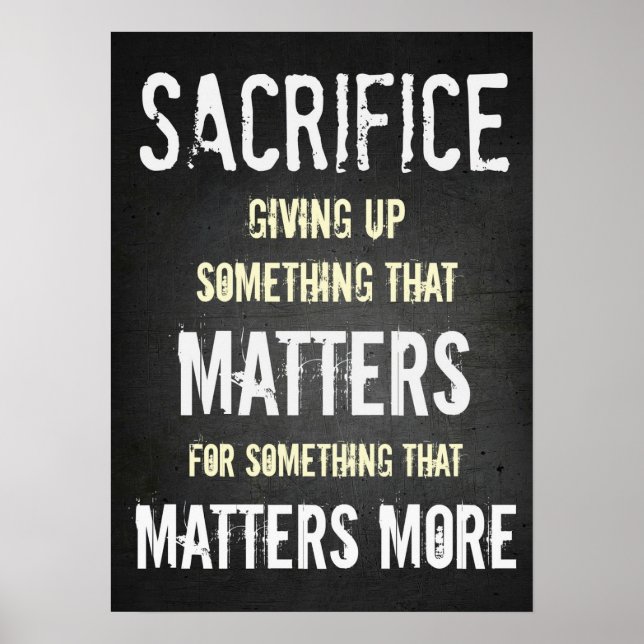 Workout Motivierend Poster (Vorne)