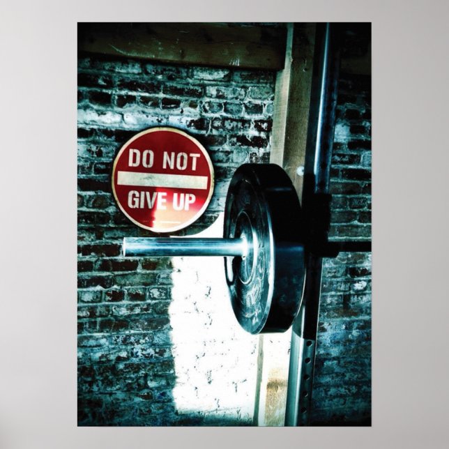 Workout Motivierend Poster (Vorne)