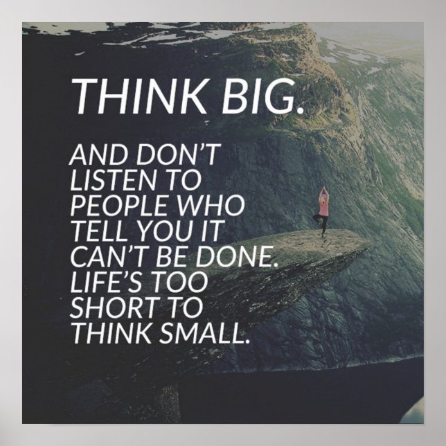 Workout Motivierend Poster (Vorne)