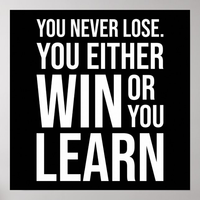 Workout Motivierend Poster (Vorne)