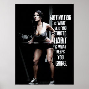 Workout Motivierend Poster