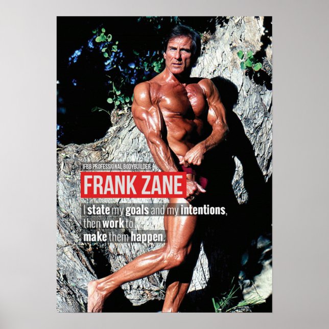 Workout Motivierend Poster (Vorne)