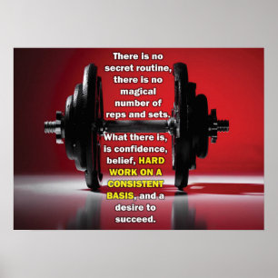 Workout Motivierend Poster