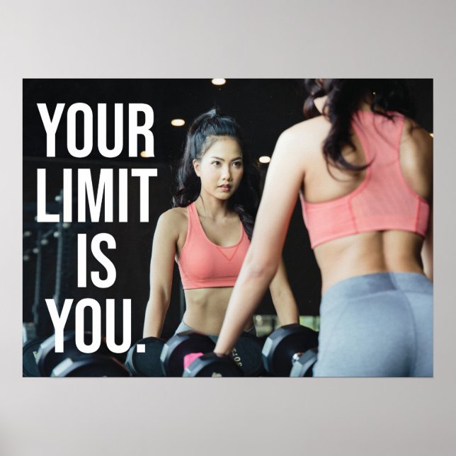 Workout Motivierend Poster (Vorne)