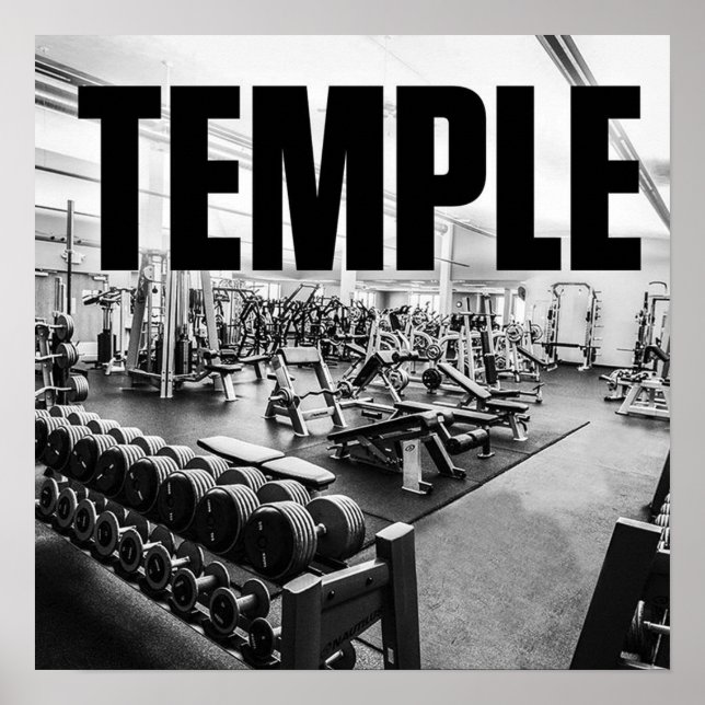 Workout Motivierend Poster (Vorne)