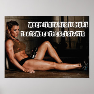 Workout Motivierend Poster