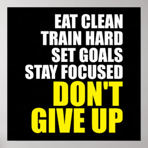 Workout Motivierend Poster