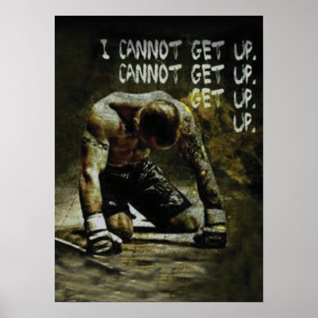Workout Motivierend Poster (Vorne)
