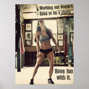 Workout Motivierend Poster