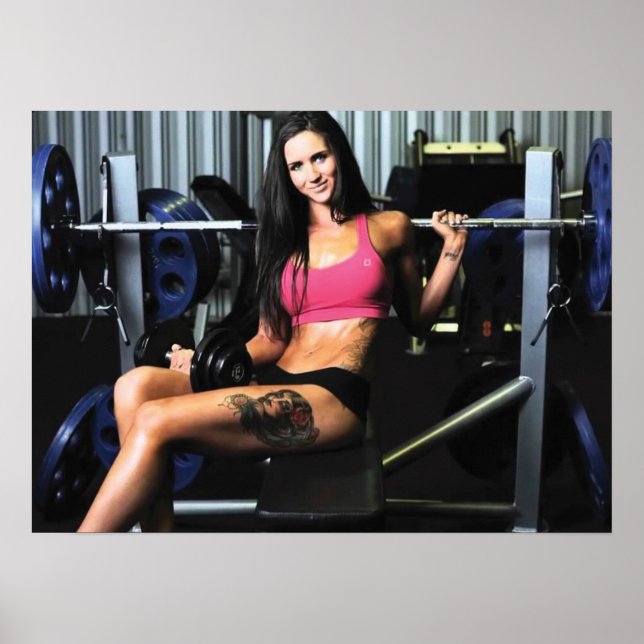 Workout Motivierend Poster (Vorne)