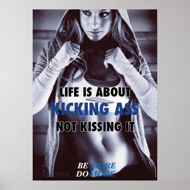 Workout Motivierend Poster (Vorne)