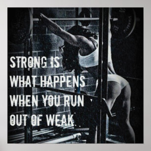 Workout Motivierend Poster