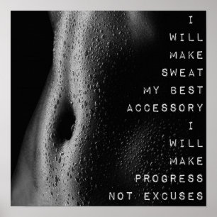 Workout Motivierend Poster