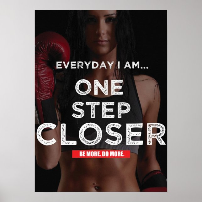 Workout Motivierend Poster (Vorne)