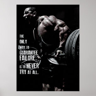 Workout Motivierend Poster