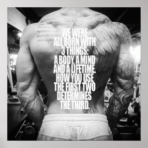 Workout Motivierend Poster