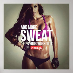 Workout Motivierend Poster