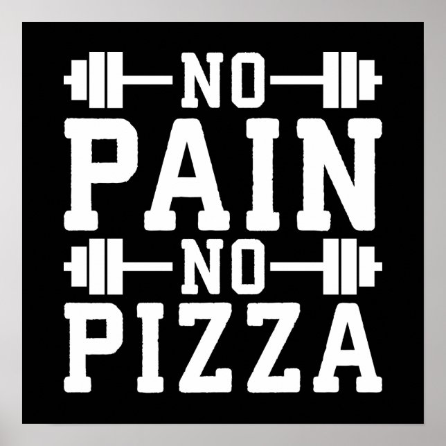 Workout Motivierend Poster (Vorne)