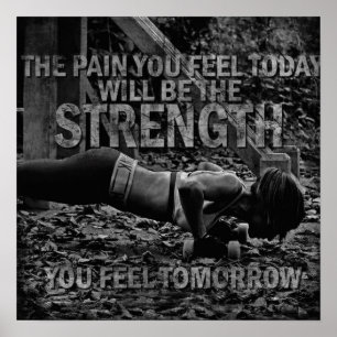 Workout Motivierend Poster