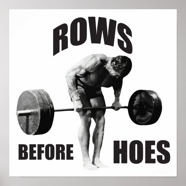 Workout Motivierend Poster (Vorne)