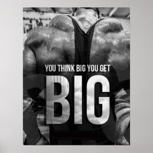 Workout motivierend poster