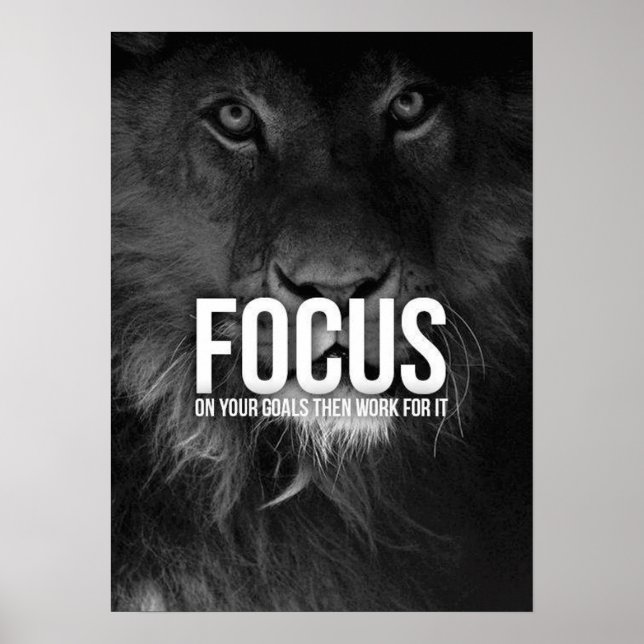 Workout Motivierend Poster (Vorne)