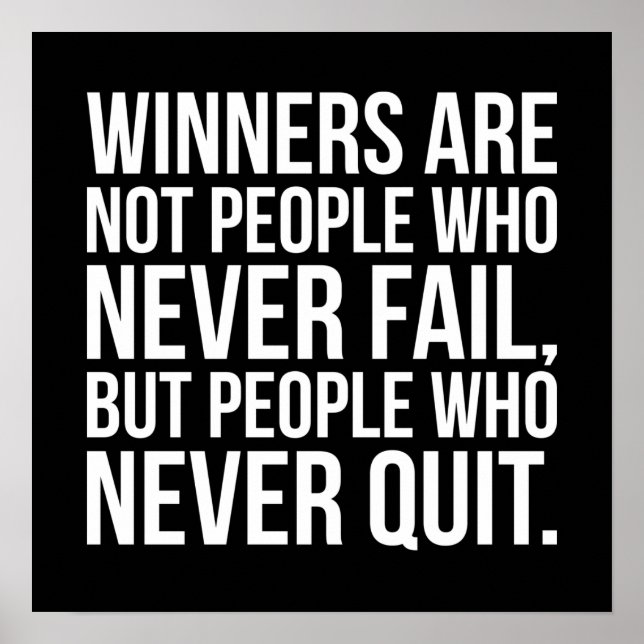 Workout Motivierend Poster (Vorne)