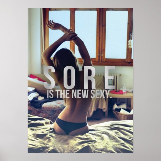 Workout Motivierend Poster (Vorne)
