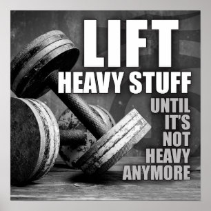 Workout Motivierend Poster