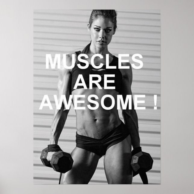 Workout Motivierend Poster (Vorne)