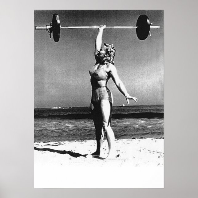 Workout Motivierend Poster (Vorne)