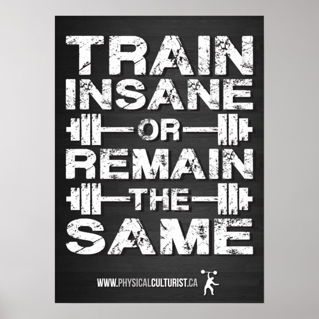 Workout Motivierend Poster (Vorne)