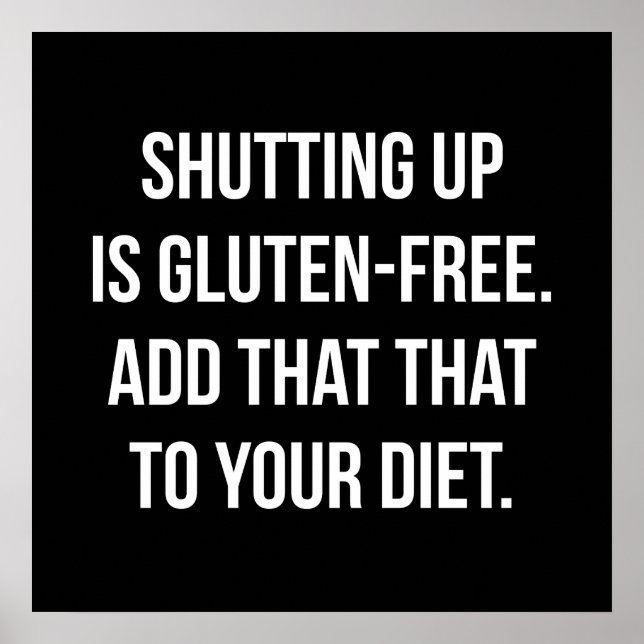 Workout Motivierend Poster (Vorne)